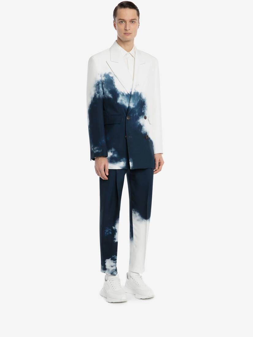 Blue Sky Double-breasted Jacket in Sky Blue - 3