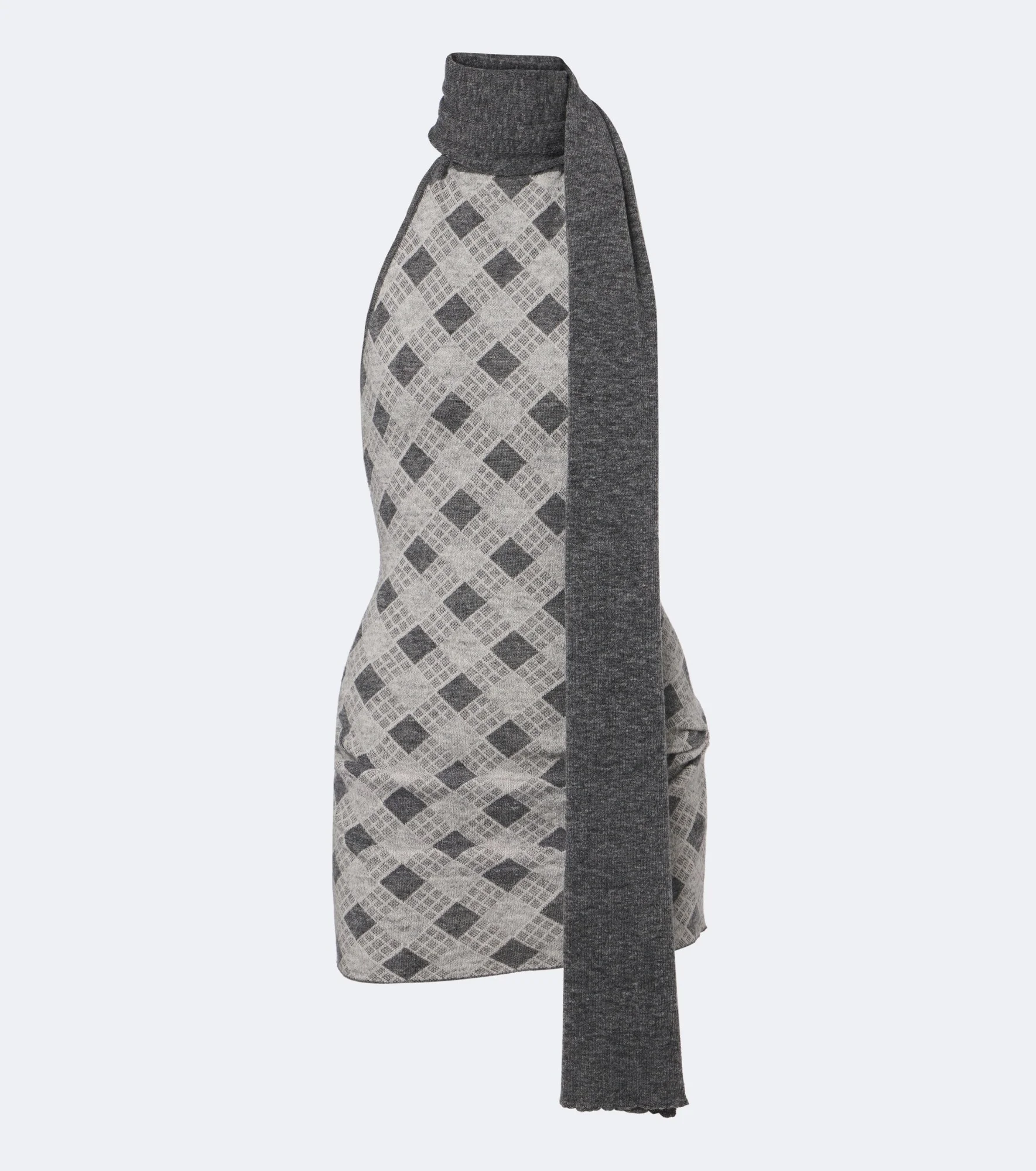 Axis wool-blend minidress - 1