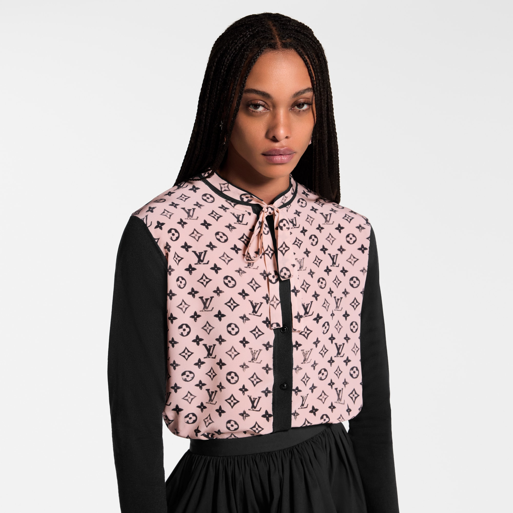Monogram Front Cardigan - 4