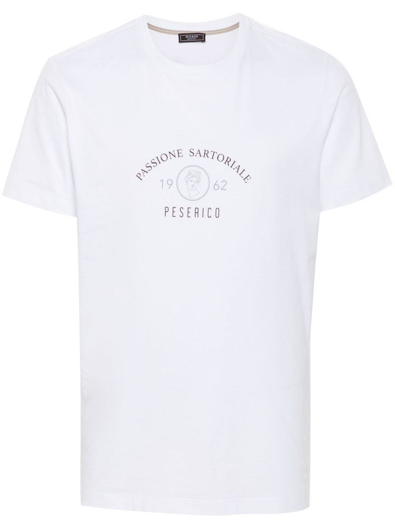 logo-print cotton T-shirt 1