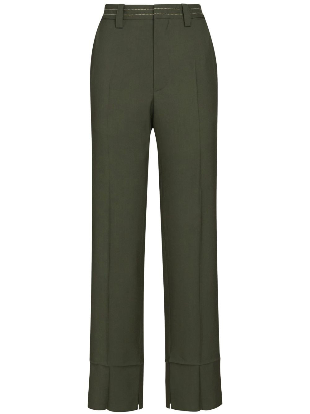 straight-leg tailored trousers - 1