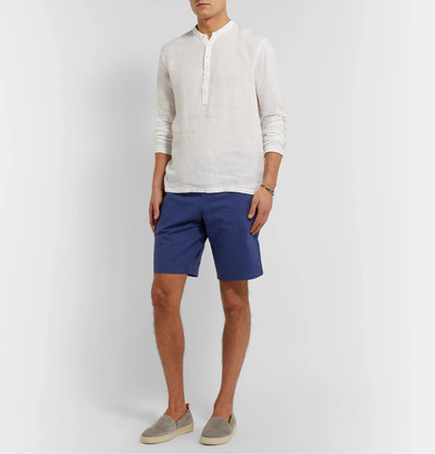 Vilebrequin Bolide Striped Cotton-Seersucker Shorts outlook