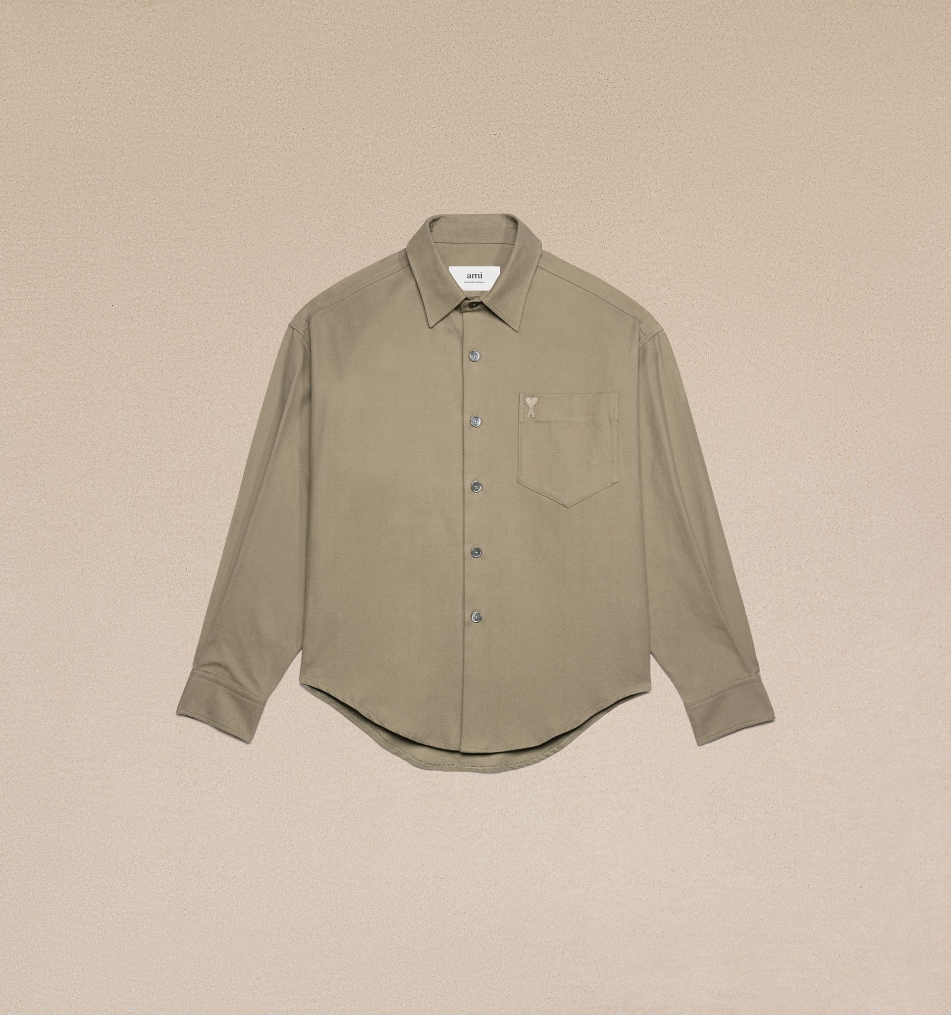 AMI Paris Ami De Coeur Boxy Fit Shirt | REVERSIBLE