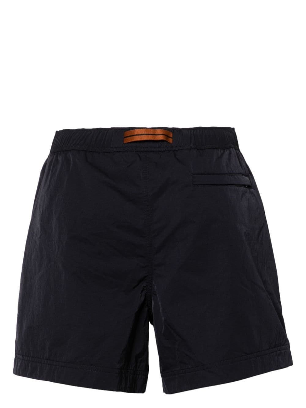 embroidered-logo swim shorts - 2
