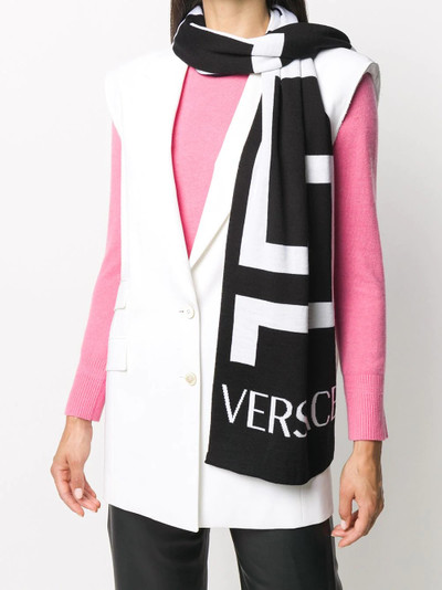 VERSACE Signature Greca intarisa scarf outlook