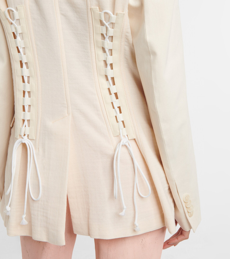 Cabina single-breasted cotton blazer 5