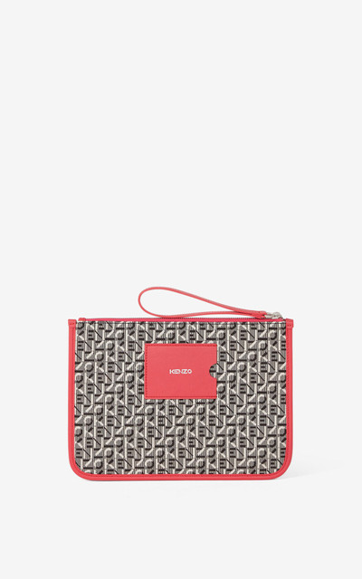 KENZO Jacquard Courier pouch with fob pocket outlook