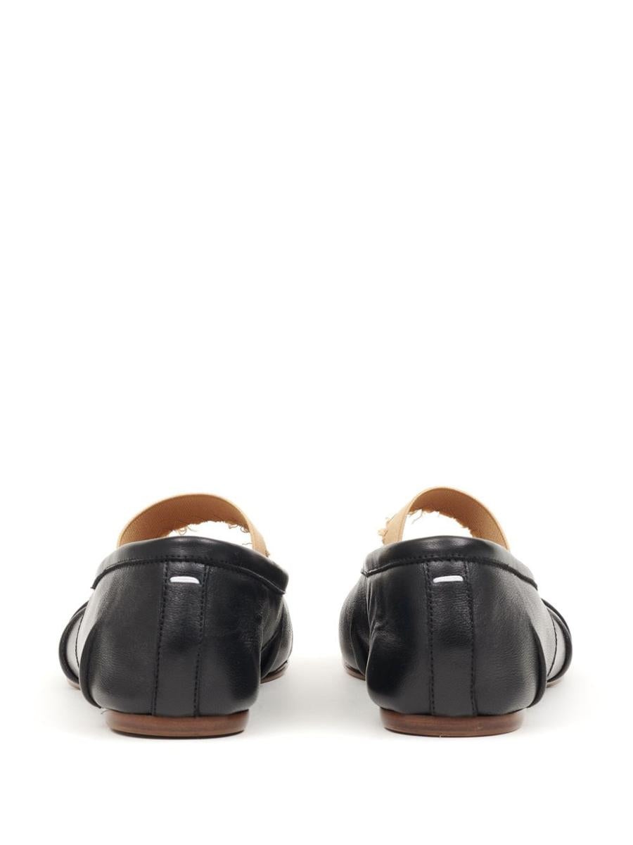 MAISON MARGIELA TABI LEATHER BALLERINA SHOES - 3