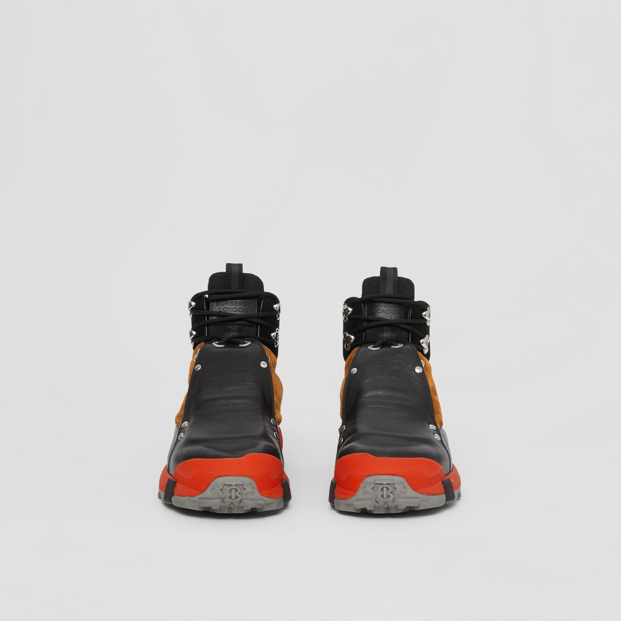 Leather and Suede Tor Boots - 4