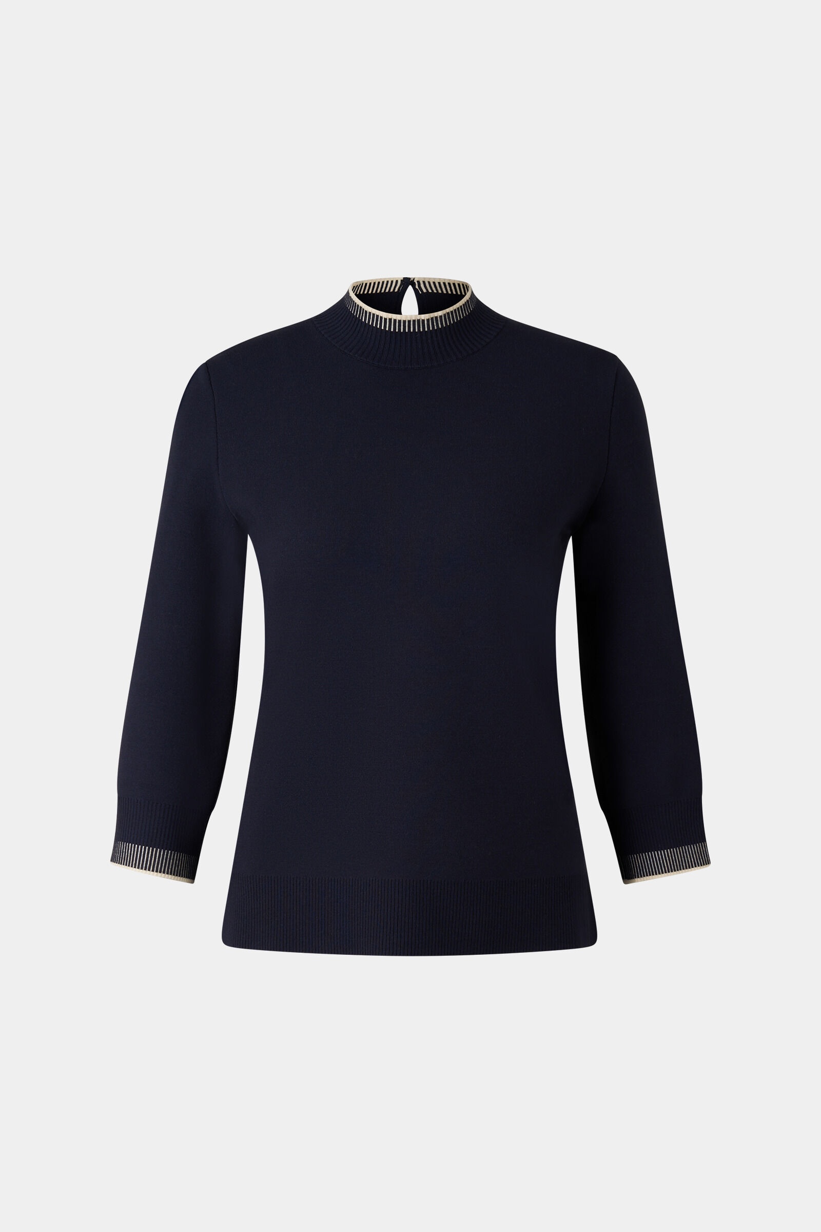 Berrit knitted shirt in Navy blue - 1