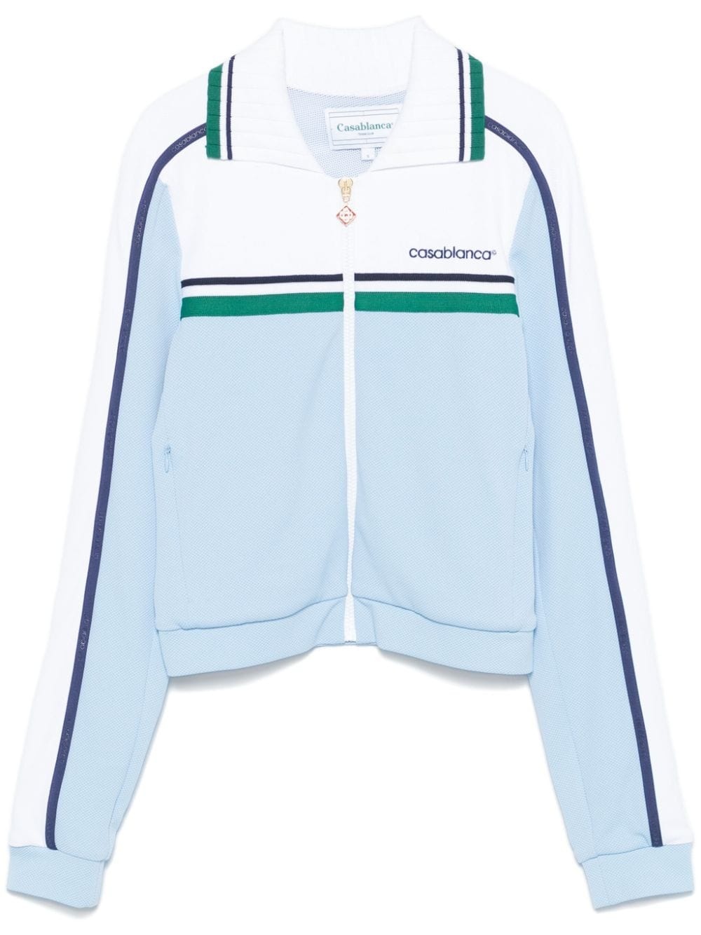 piqué track jacket - 1