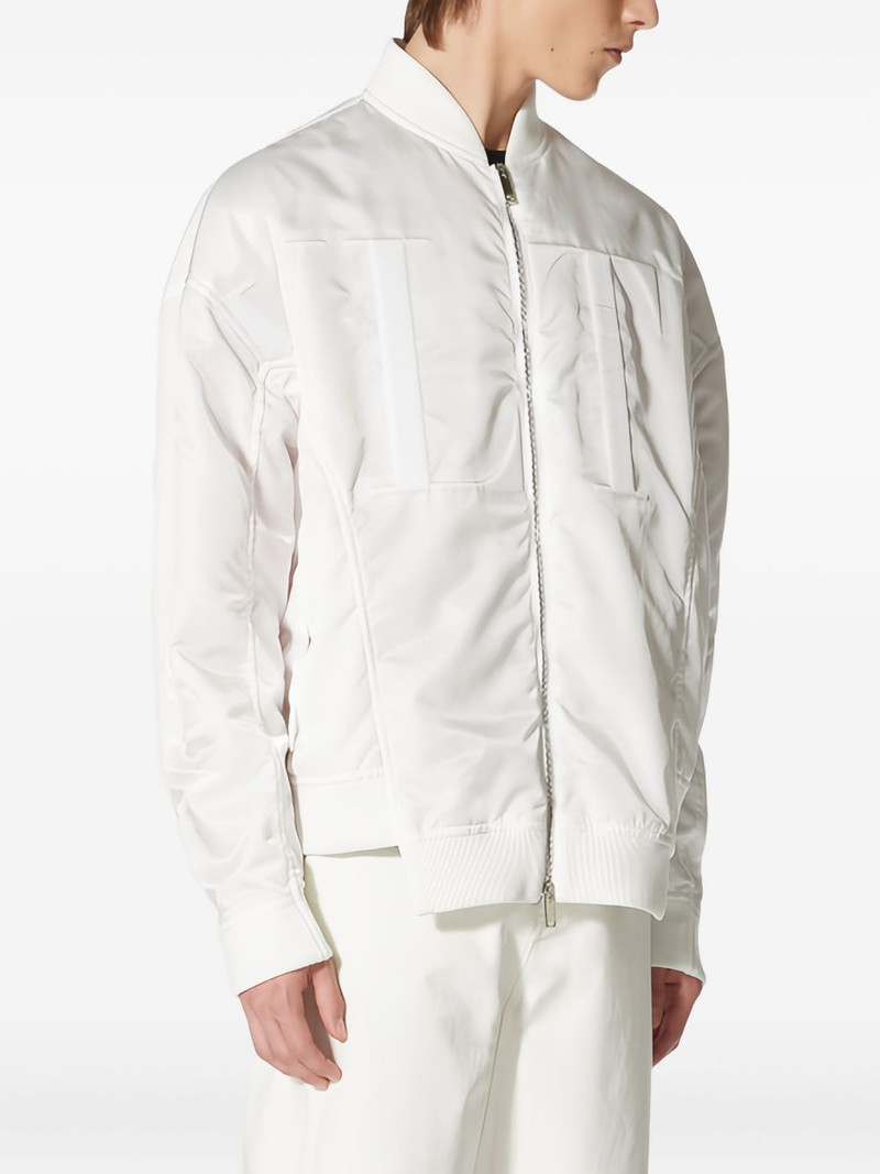 panelled zip-front bomber jacket 3