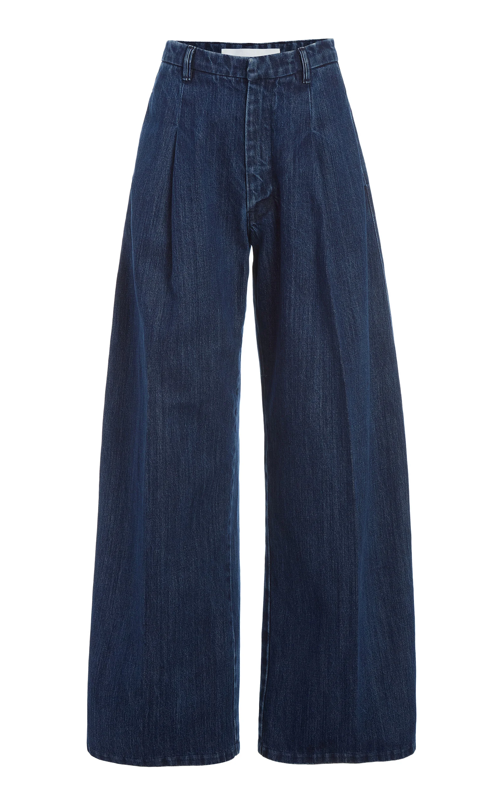 The Crewe Regenerative Cotton-Blend Jeans dark wash - 1
