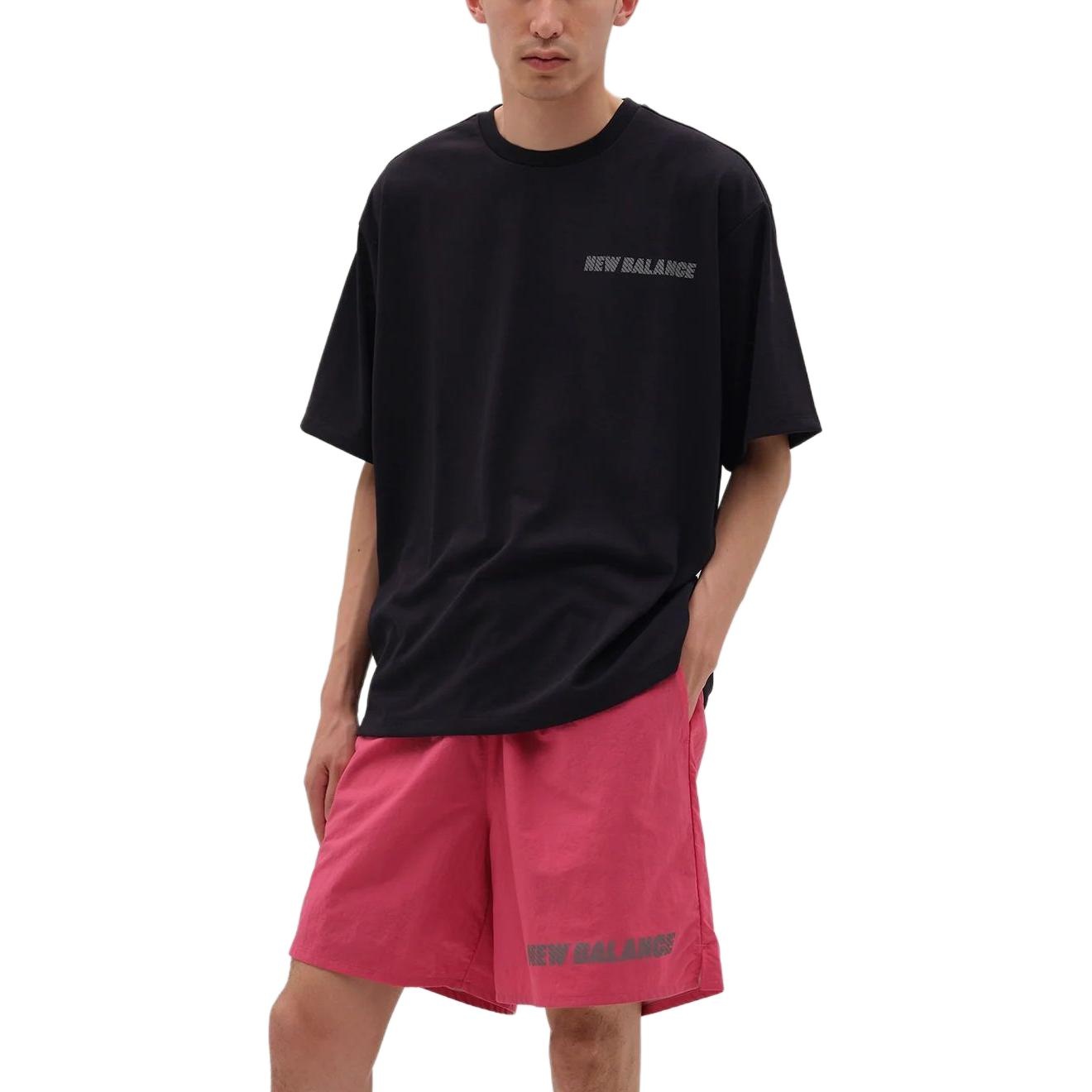 New Balance MET24 Reflection NB Logo T-Shirt 'Black' AMT45005-BK - 4