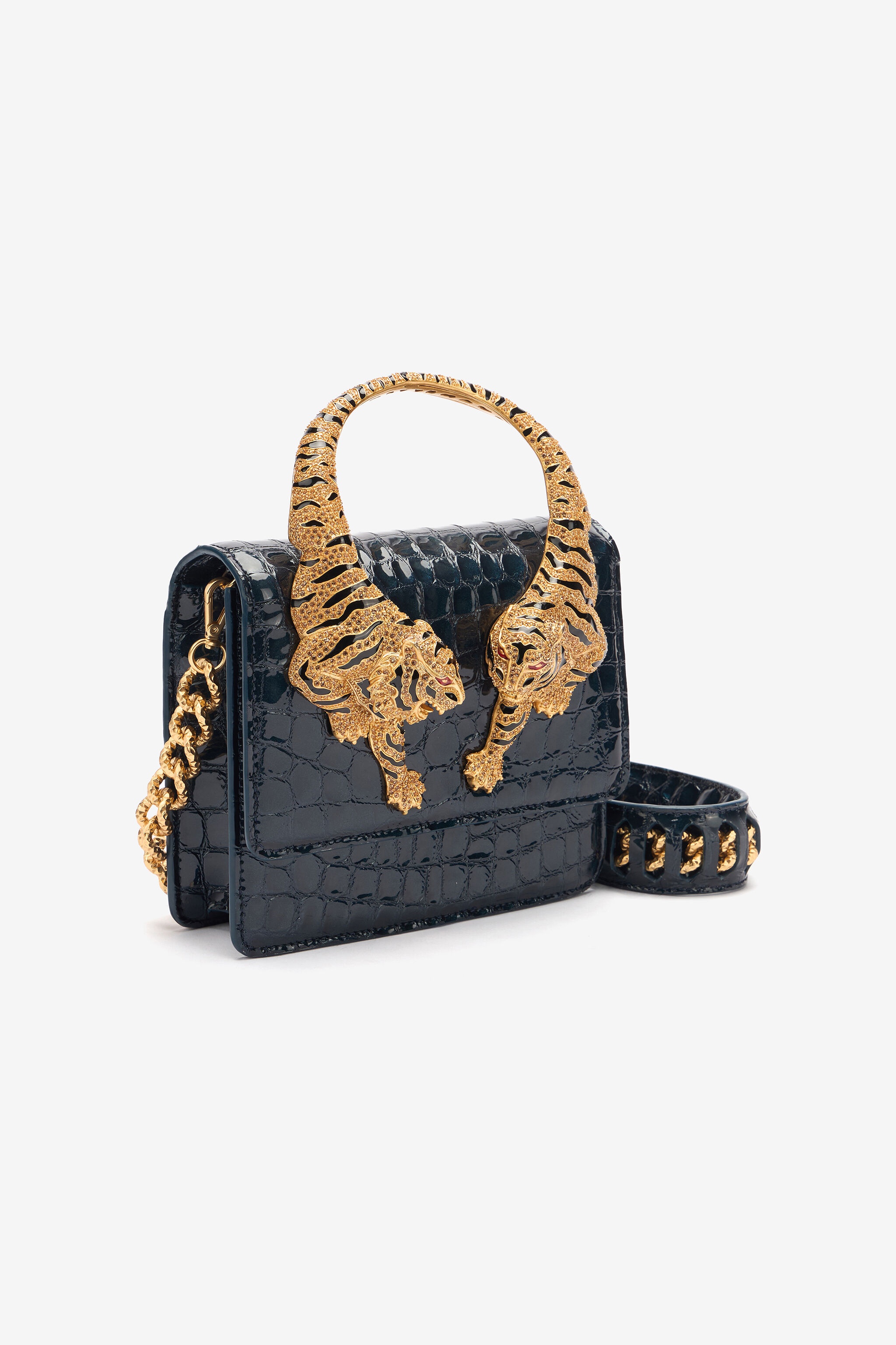 Crocodile-Print Roar Bag - 5