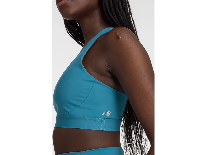 New Balance Sleek Medium Support Pocket Sports Bra - 6