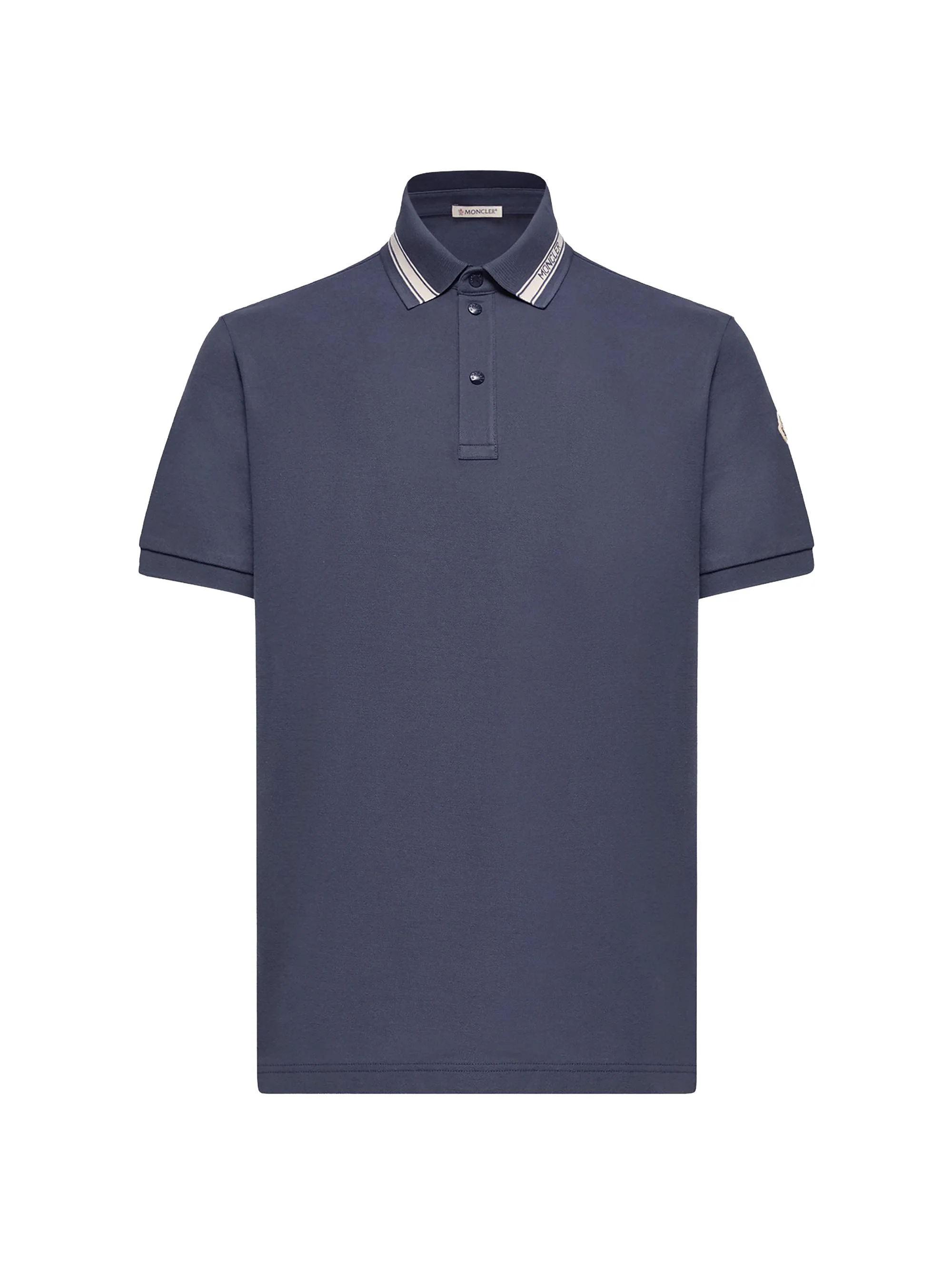 Men's Polo Shirt in Cotton Piquet - Royal Blue - 1