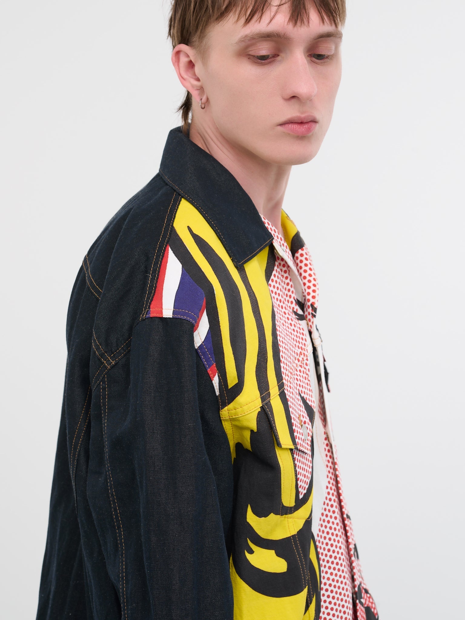 レア！ON-YO-NE リヒテンシュタインモデルジャケット Junya Watanabe MAN Roy Lichtenstein Denim Jacket | hlorenzo