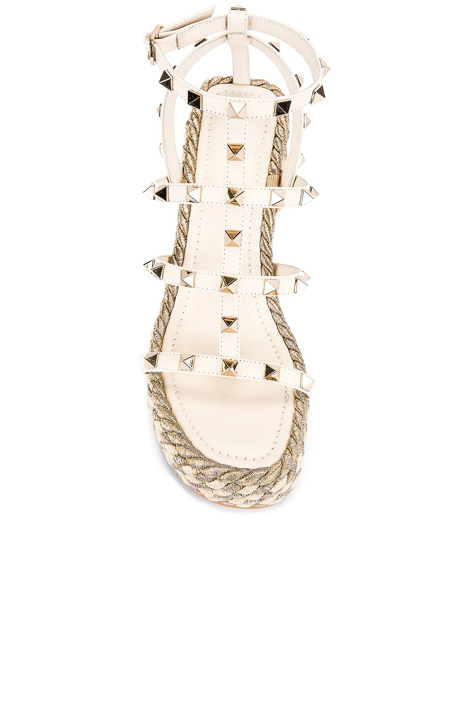 Rockstud Torchon Espadrille Wedges - 4