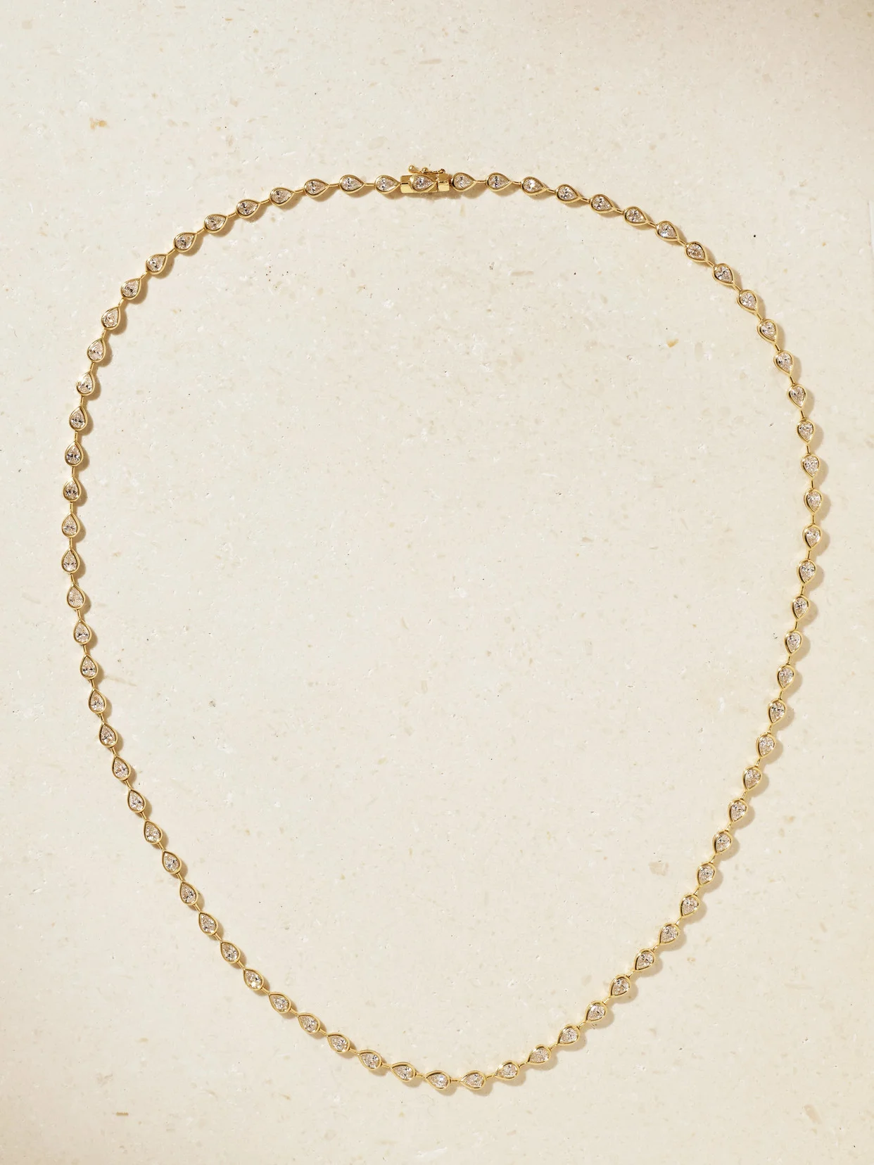 18-karat Gold Diamond Necklace - 1
