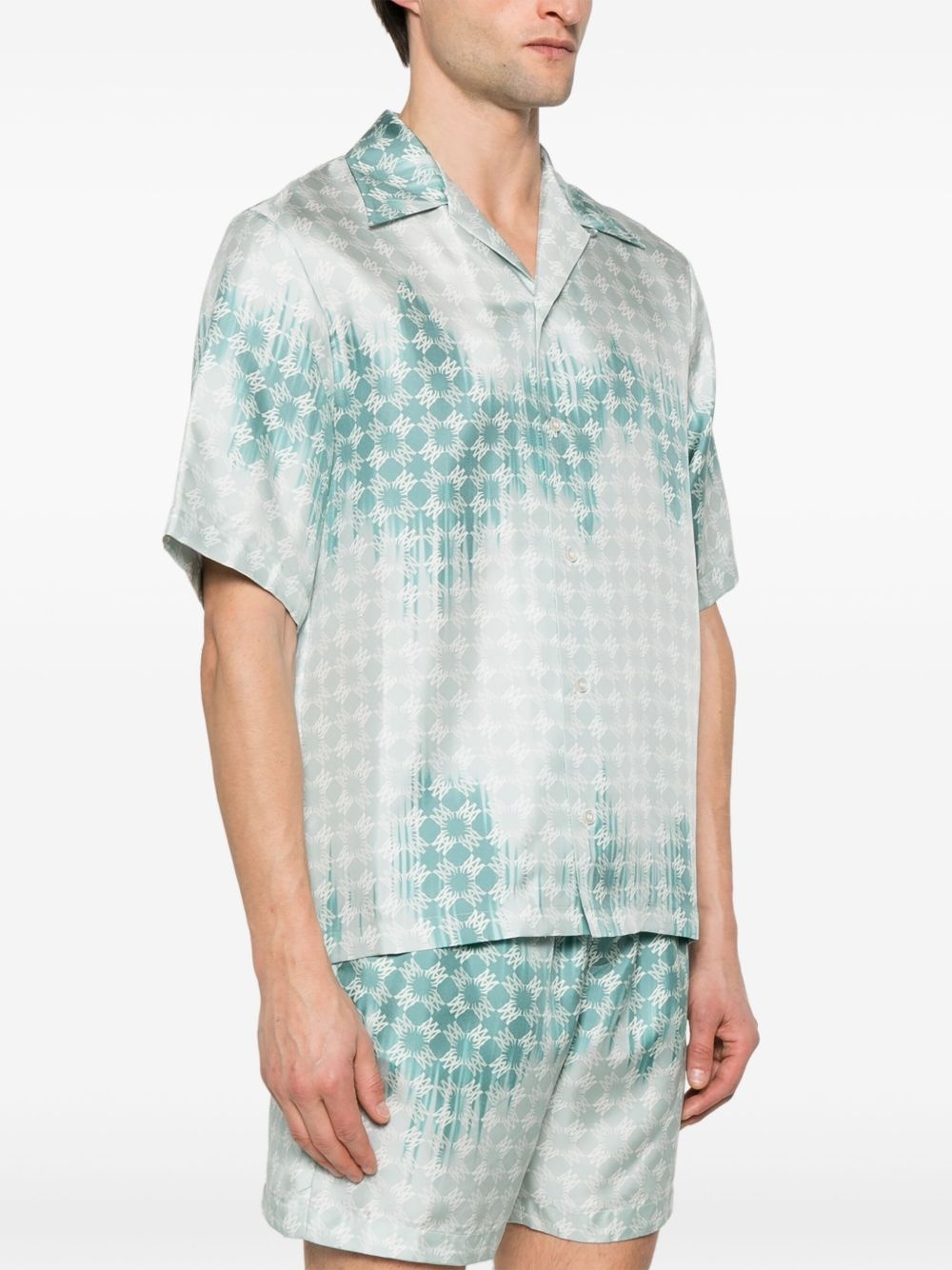 bleached-effect shirt - 3