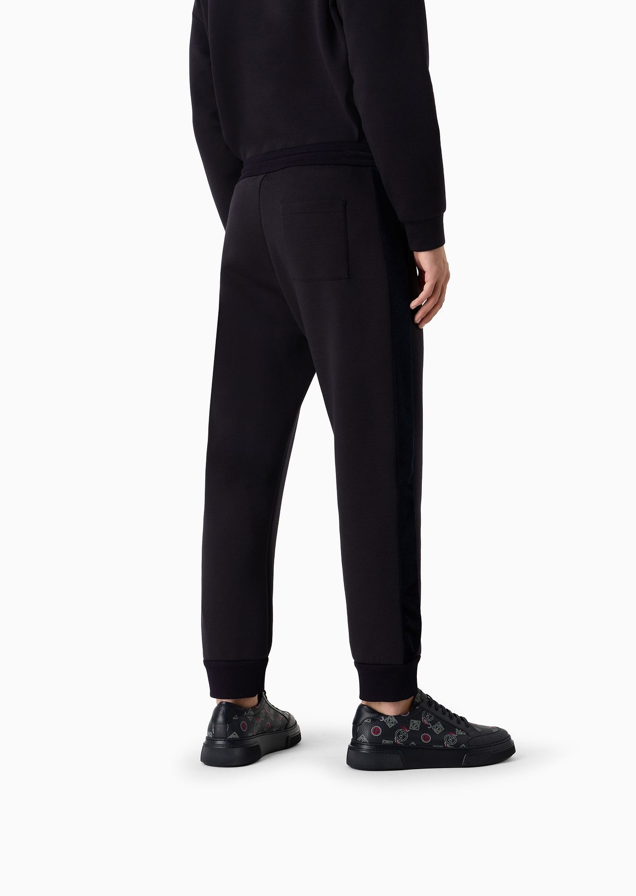 Joggers in double cotton jersey - 3