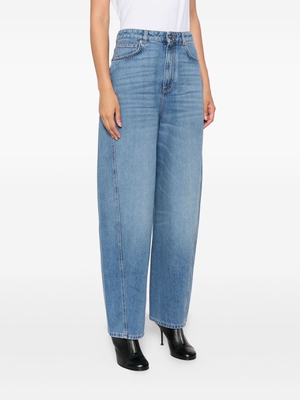 logo-patch jeans - 3