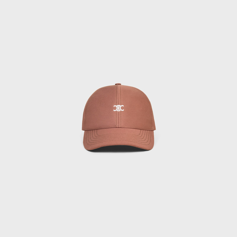 CELINE triomphe baseball cap IN GABARDINE COTON WASHED outlook