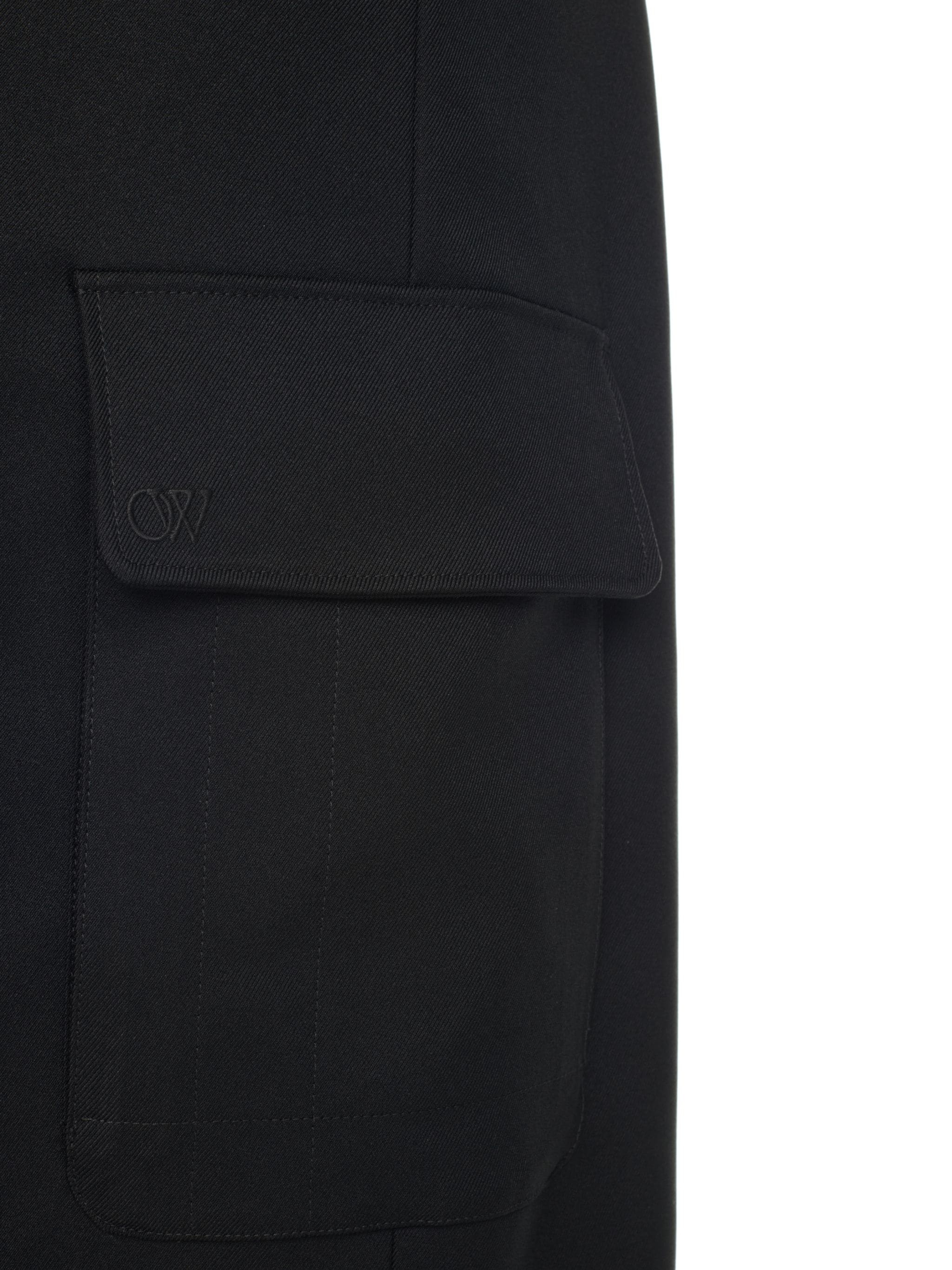 Ow Emb Drill Cargo Pant - 5