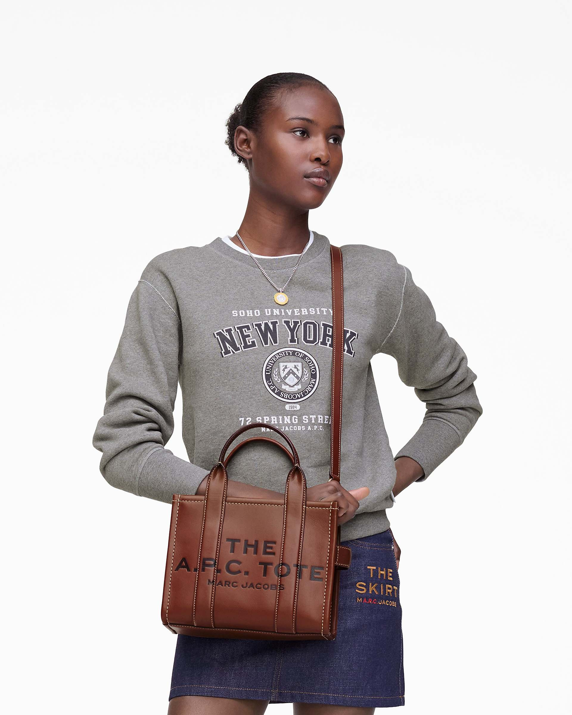 THE A.P.C. X MARC JACOBS LEATHER SMALL TOTE BAG - 2