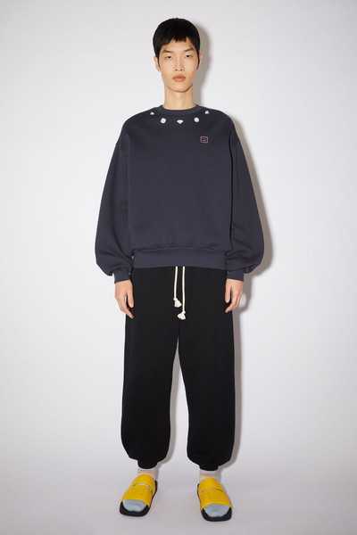 Acne Studios Relaxed sweatshirt - Navy outlook