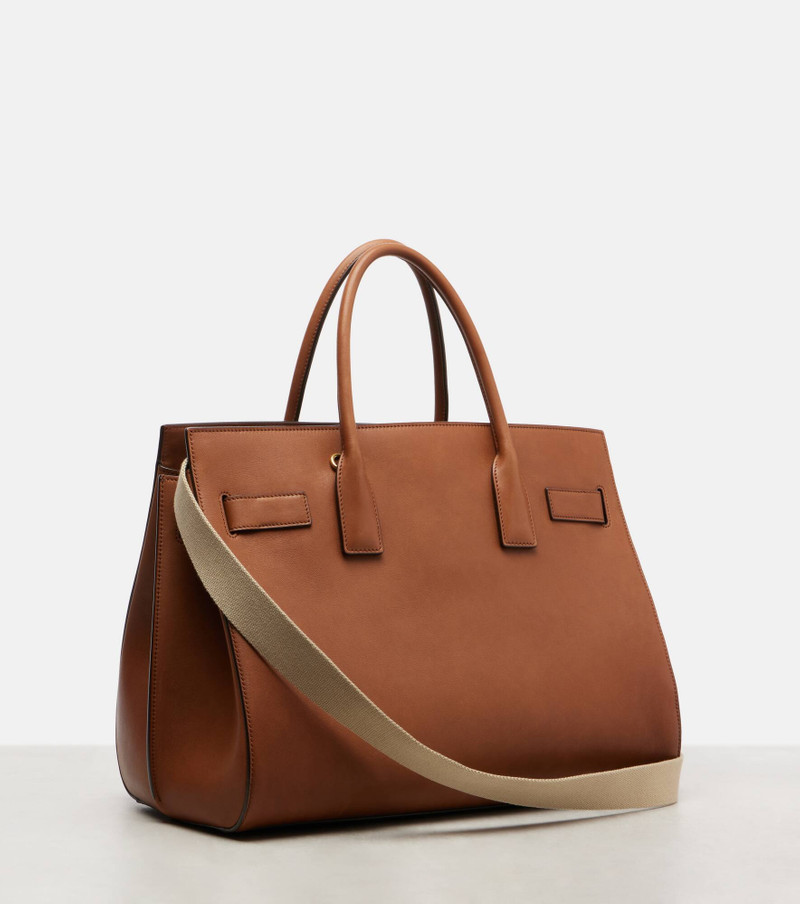 SAINT LAURENT Sac De Jour Large leather tote bag outlook
