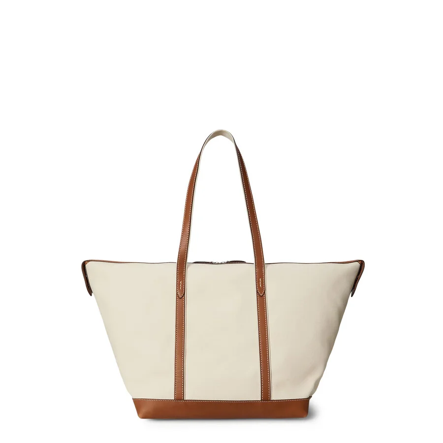 Polo Ralph Lauren Canvas Travel Bag With Leather Profiles - 1