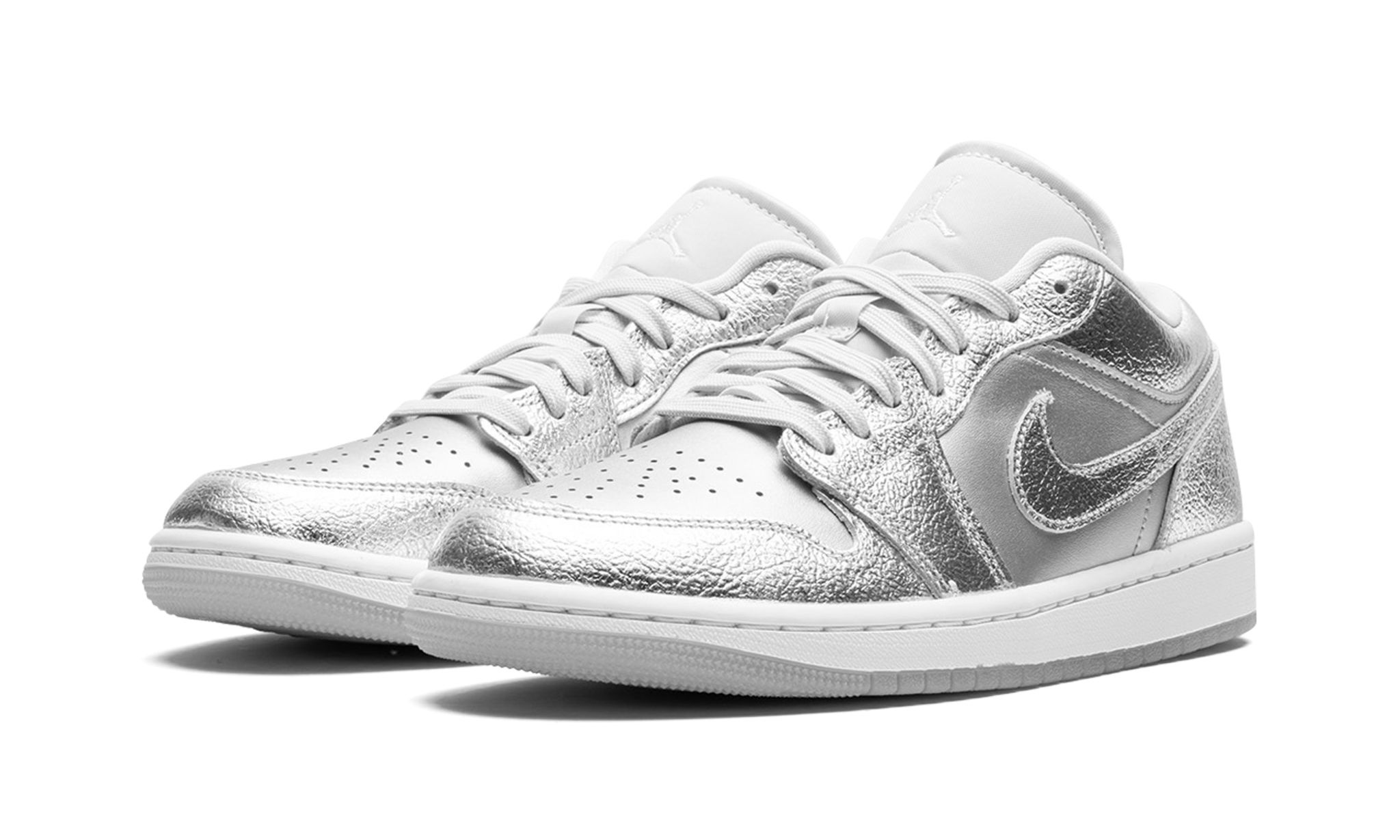 WMNS Air Jordan 1 Low SE "Metallic Silver" - 2