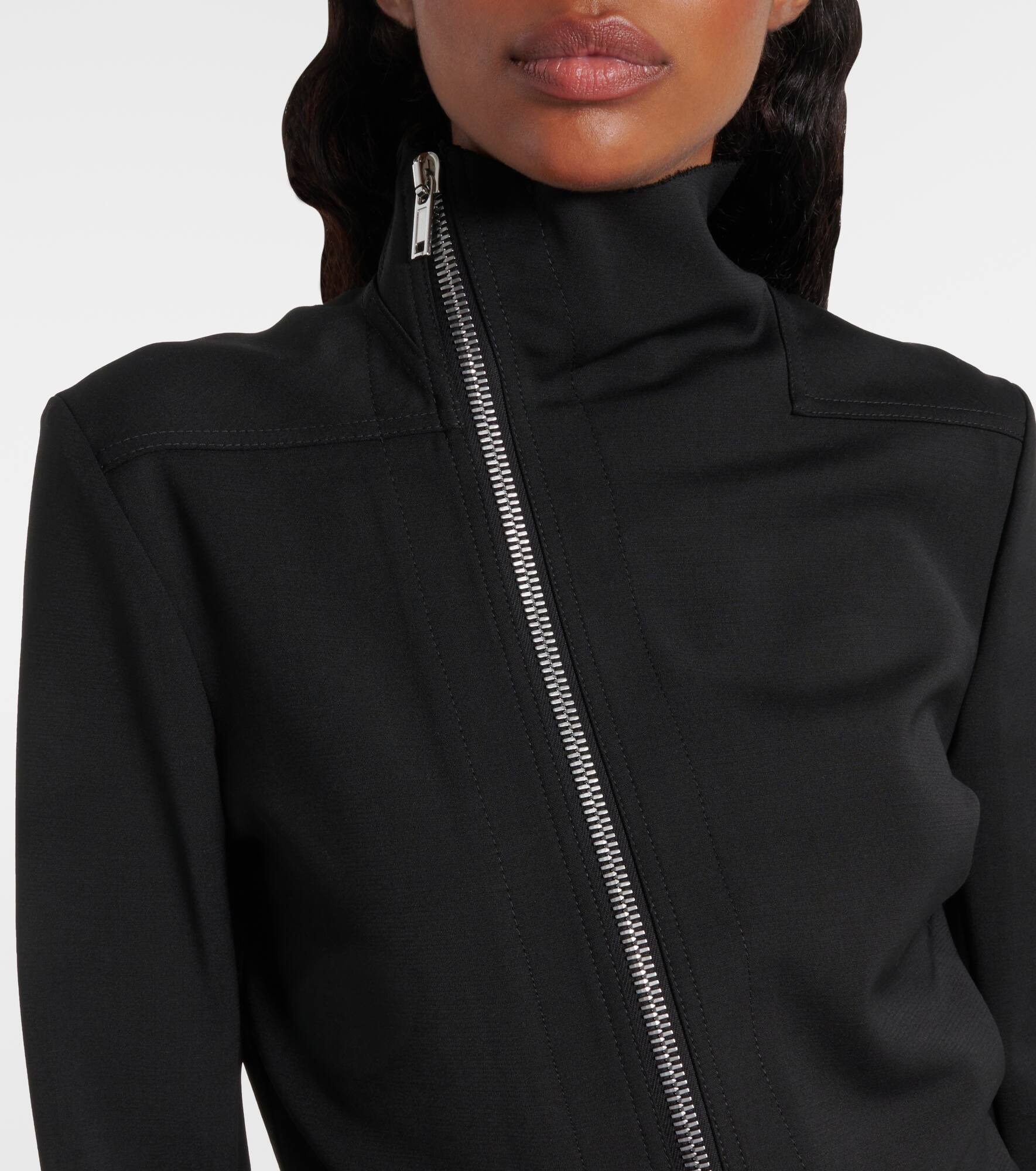 Gary cropped wool-blend jacket - 4