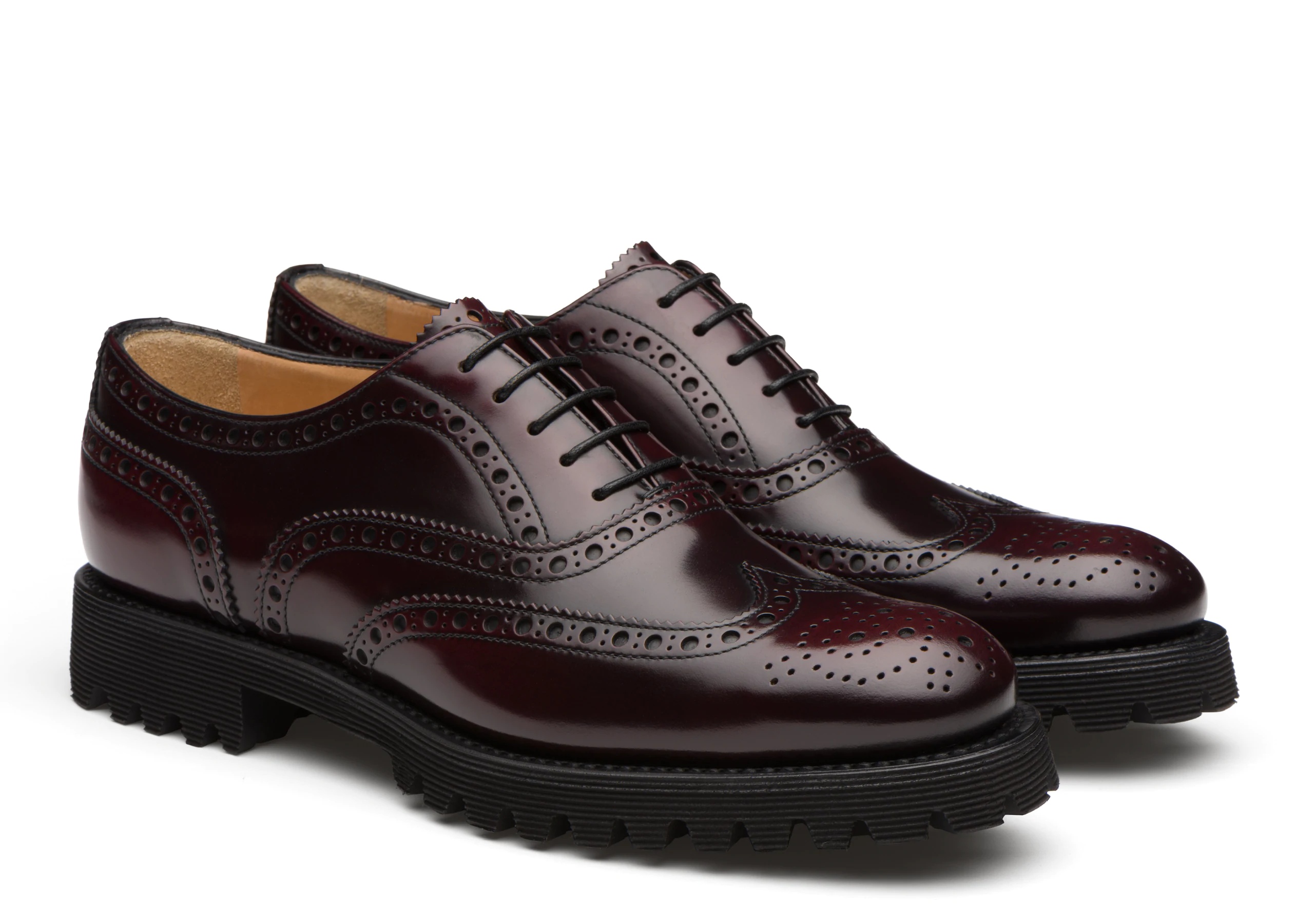 Carla
Polished Binder Oxford Brogue Burgundy - 2