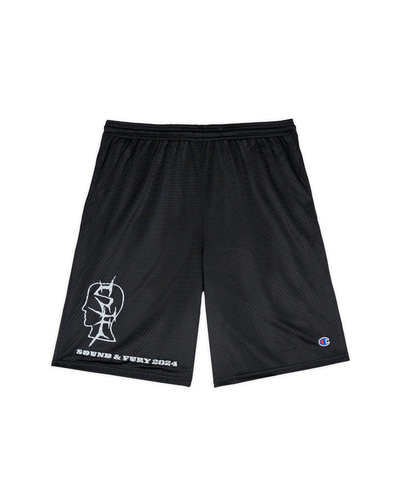 Brain Dead x Sound and Fury Mesh Shorts - Black 1