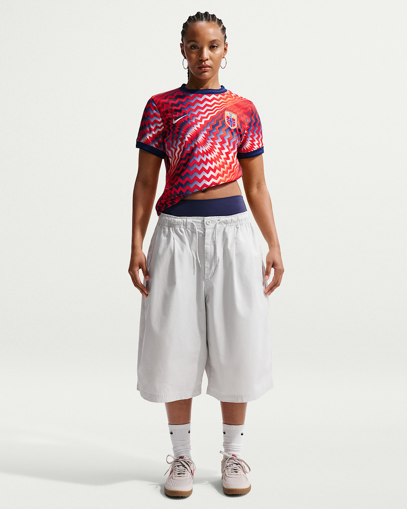 Norway Women's Nike Dri-FIT Soccer Pre-Match Short-Sleeve Top 4