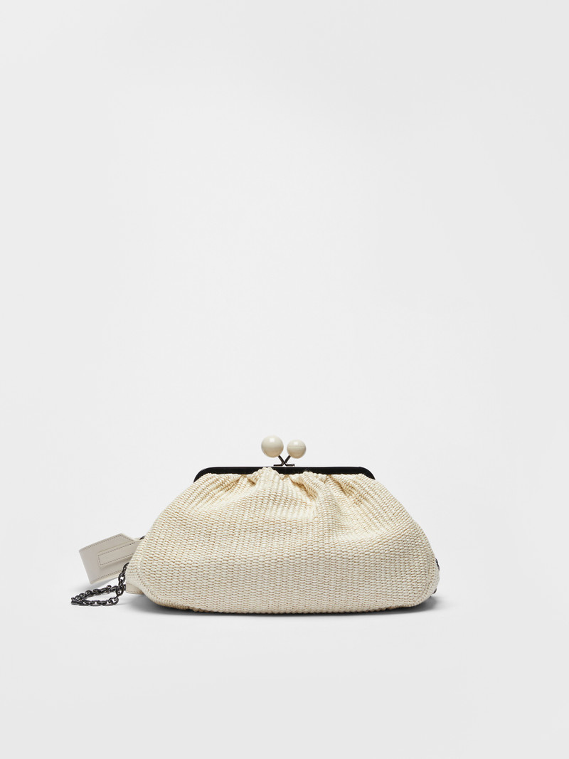 LIVIA Medium raffia Pasticcino Bag 1