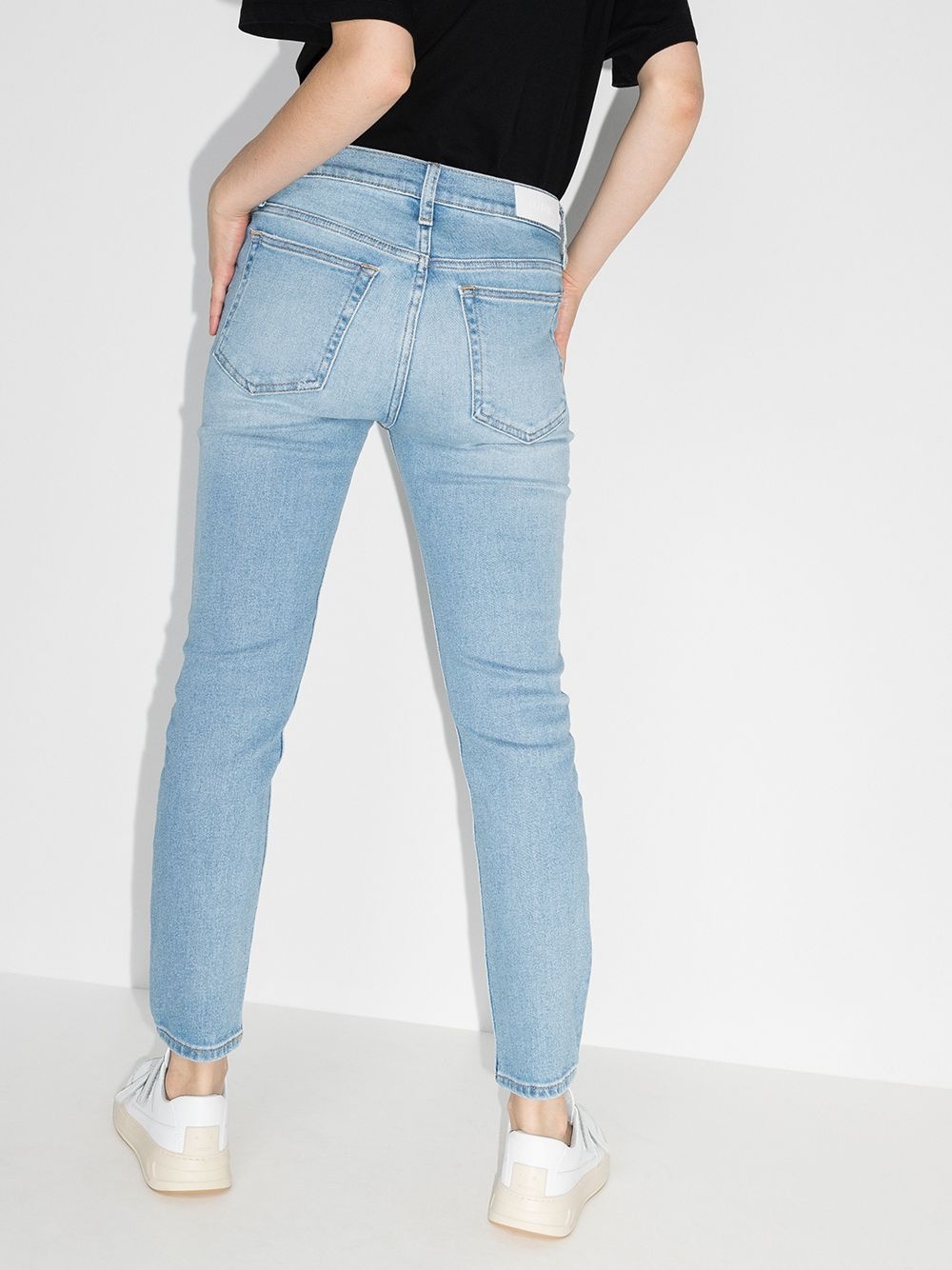 cropped-leg skinny jeans - 3