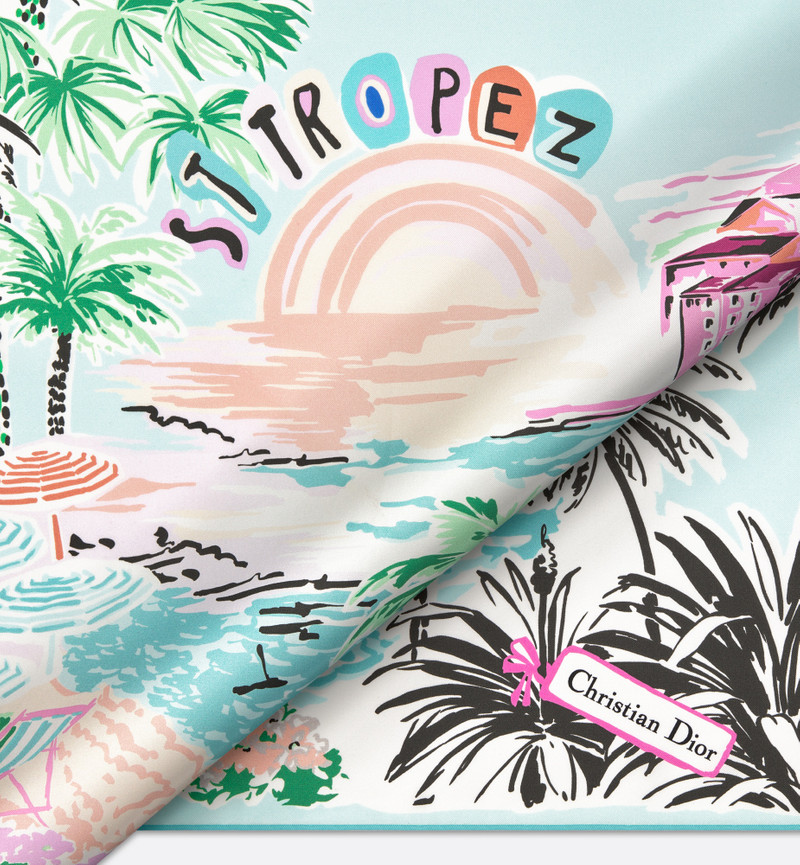 Dior Dior Souvenir 70 Square Scarf outlook