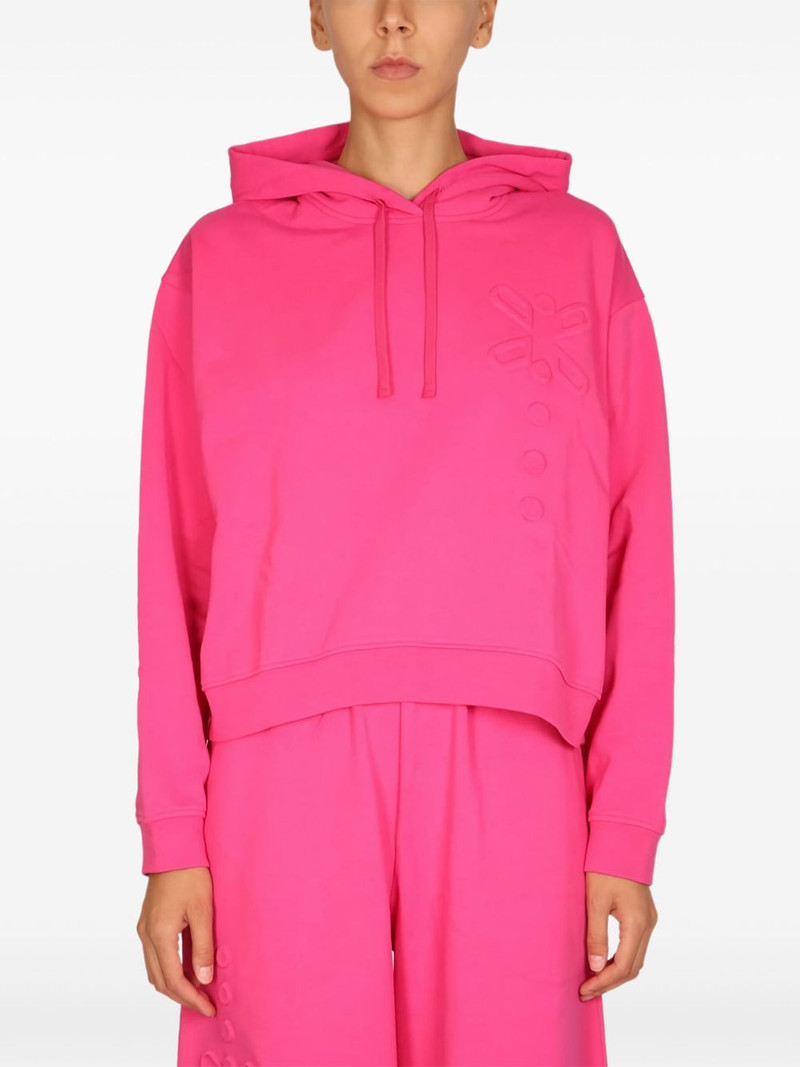 embossed hooded sweatshirt 1