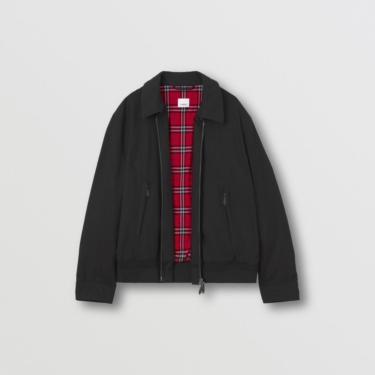 Pocket Detail Technical Cotton Harrington Jacket - 7