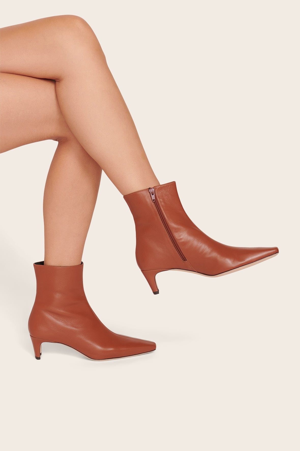 STAUD WALLY ANKLE BOOT TAN - 2