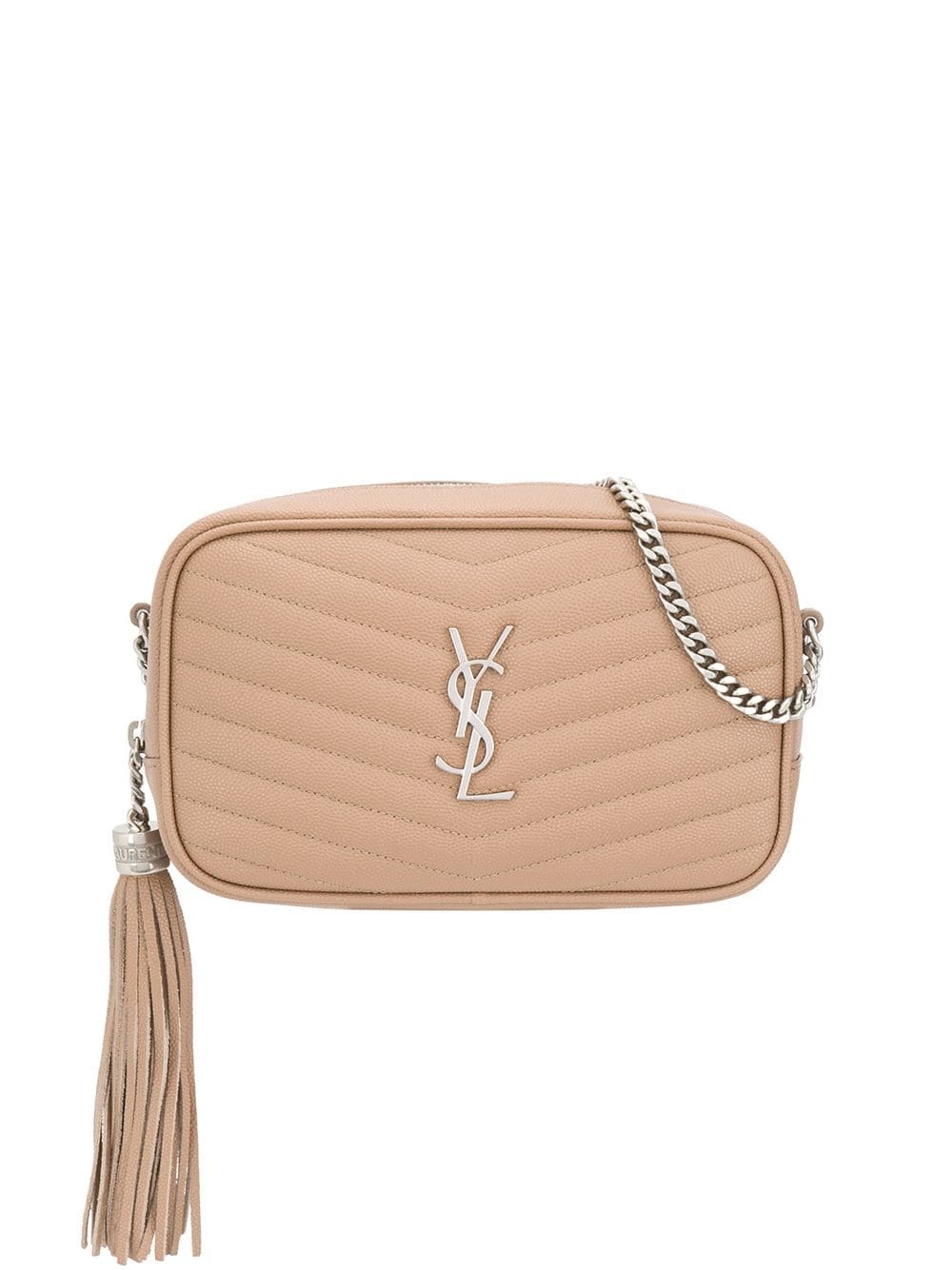 Lou quilted-effect crossbody bag - 1