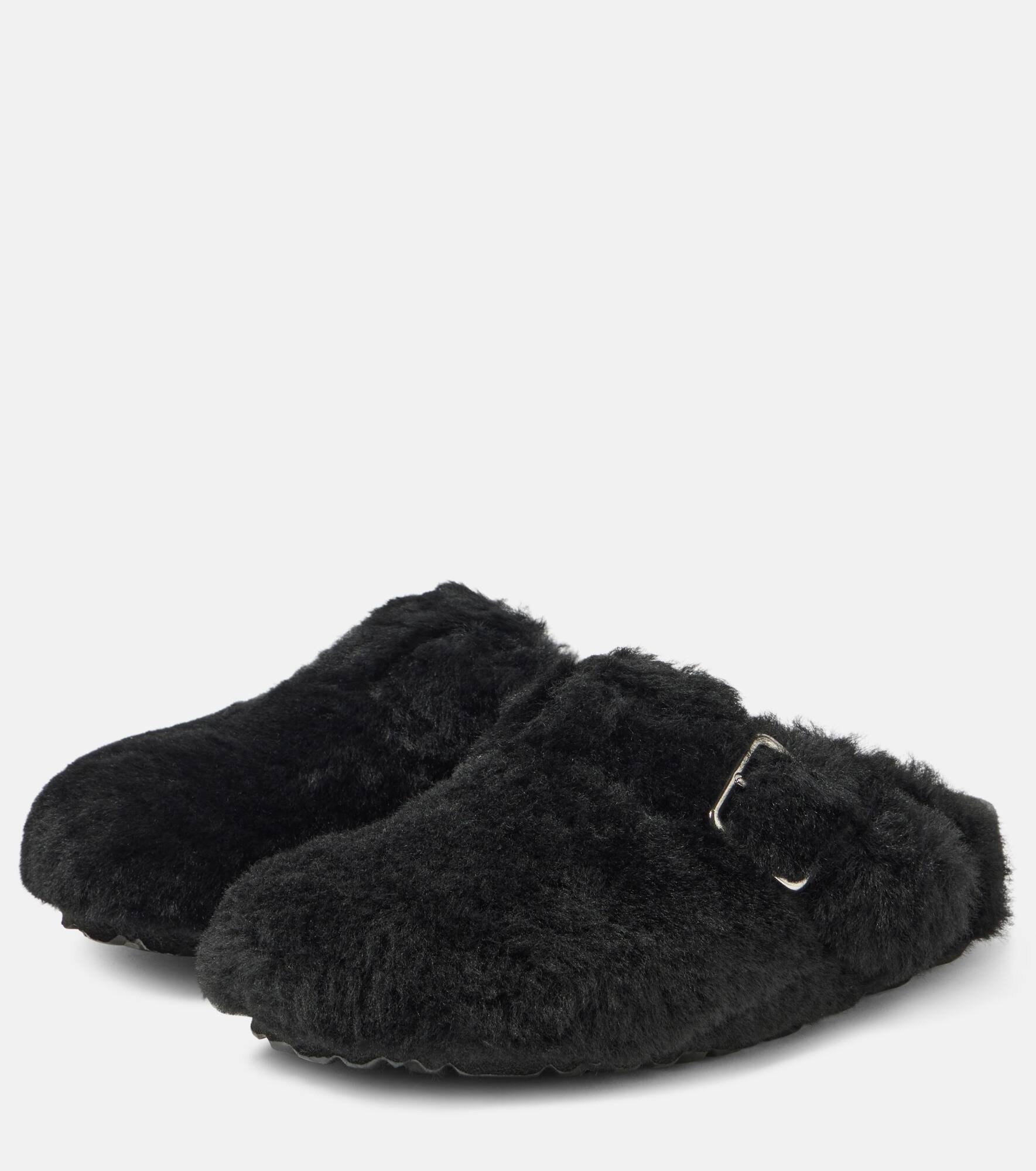 Boston shearling clogs - 4
