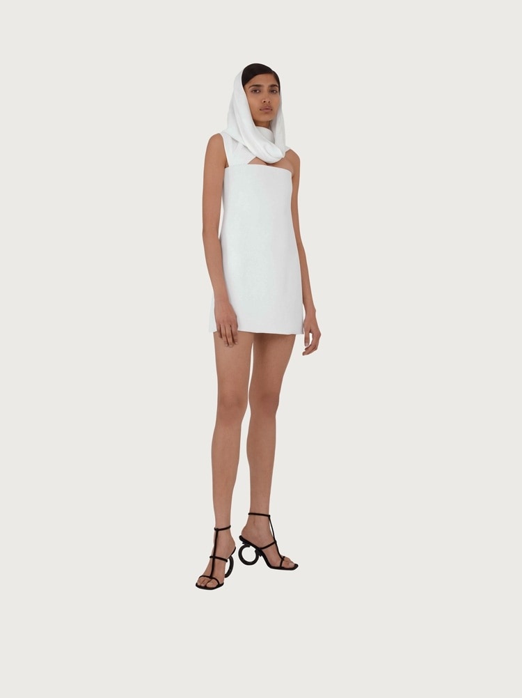 HOODED MINI DRESS - 7