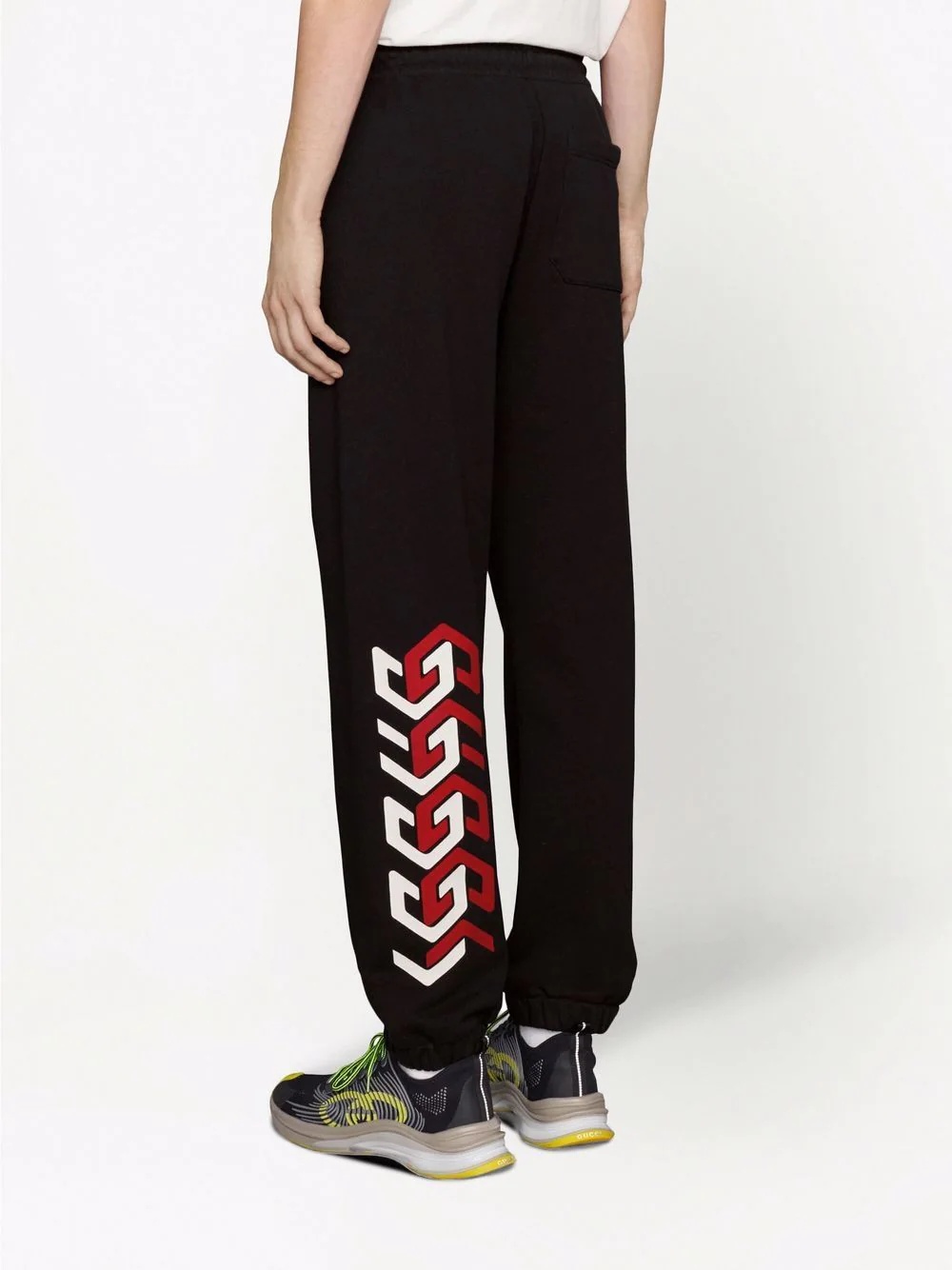 Gucci-mirror cotton track pants - 4