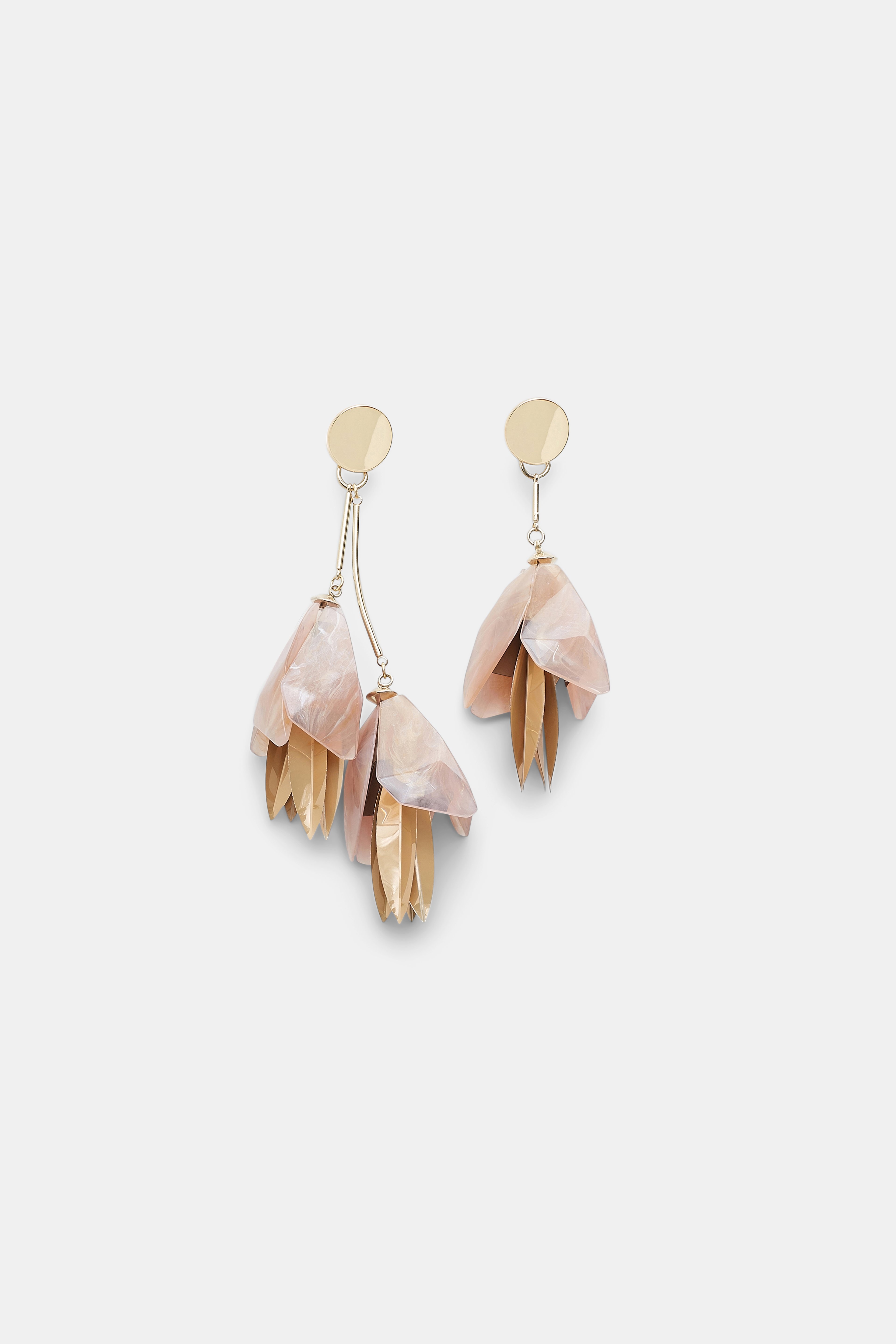 FLOWER POWER asymmetric earrings - 1