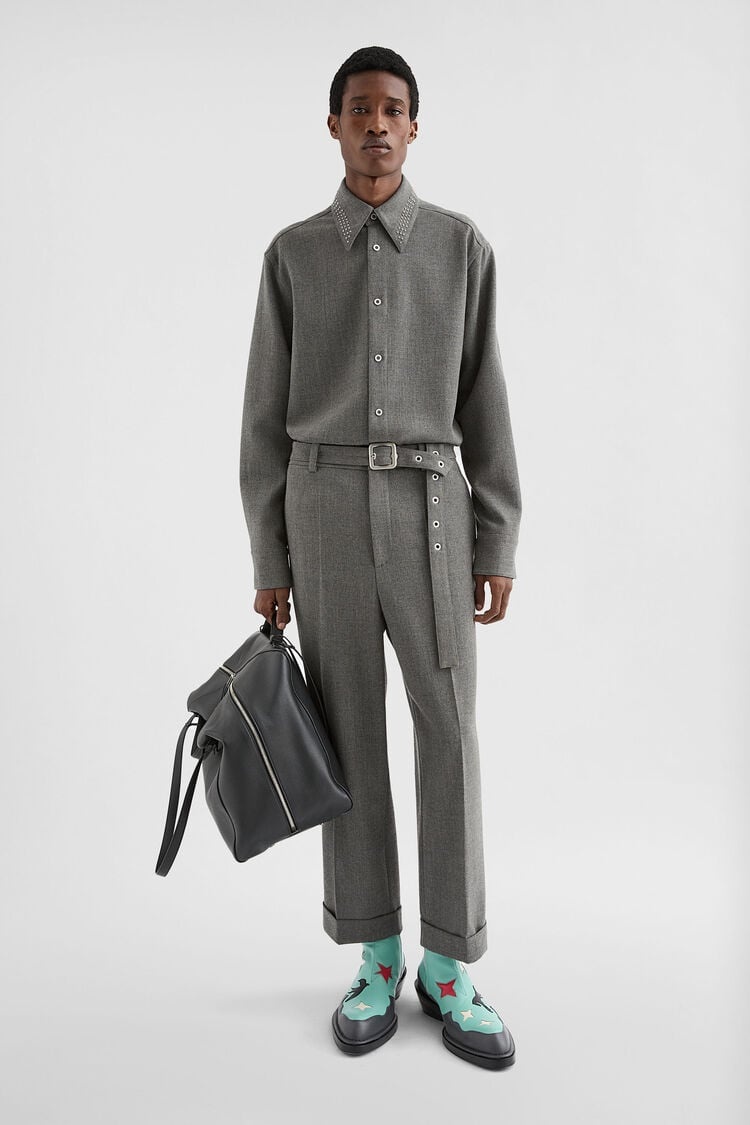 Wool Canvas Shirt - 1